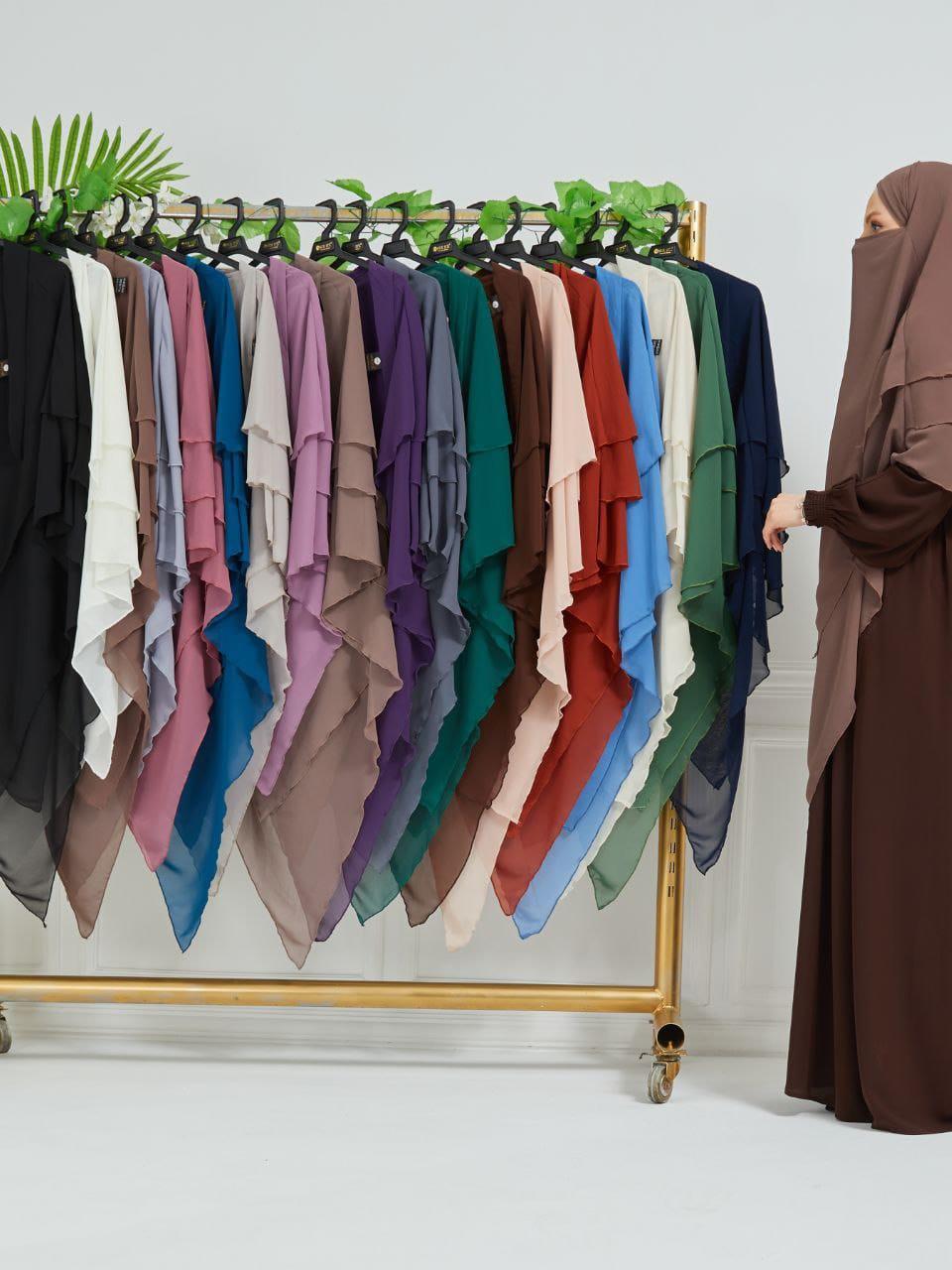 خمار طبقات للرأس