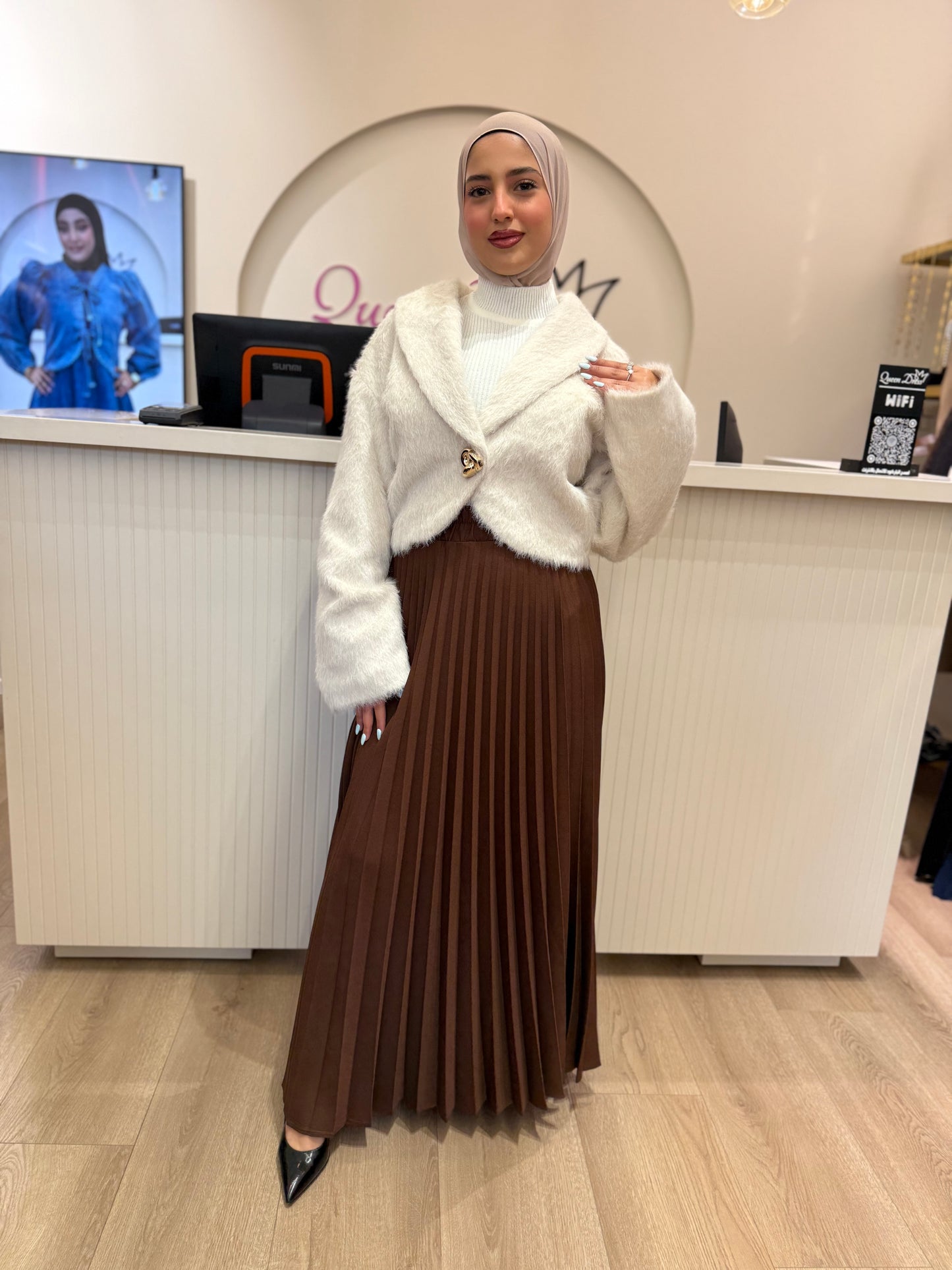 جاكيت فرو ناعم